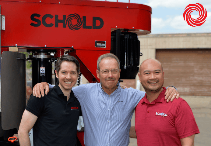 EMI Mills Dave Peterson with Schold Team