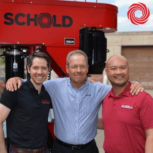 EMI Mills Dave Peterson with Schold Team