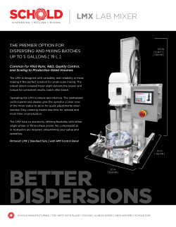 LMX Lab Mixer Brochure Page 1