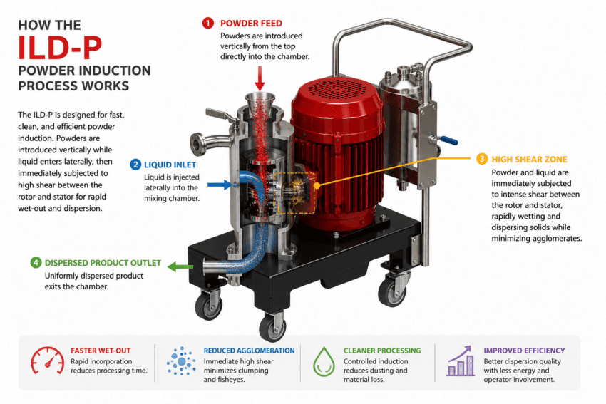 ILD-P Infographic Schold ILD-P Inline Disperser infographic